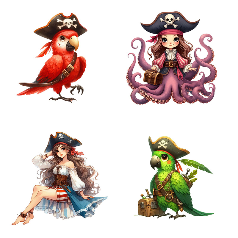 Outdoor Furniture Quality - Pirate Sticker Weatherproof Outdoor UV-resistant Vinyl