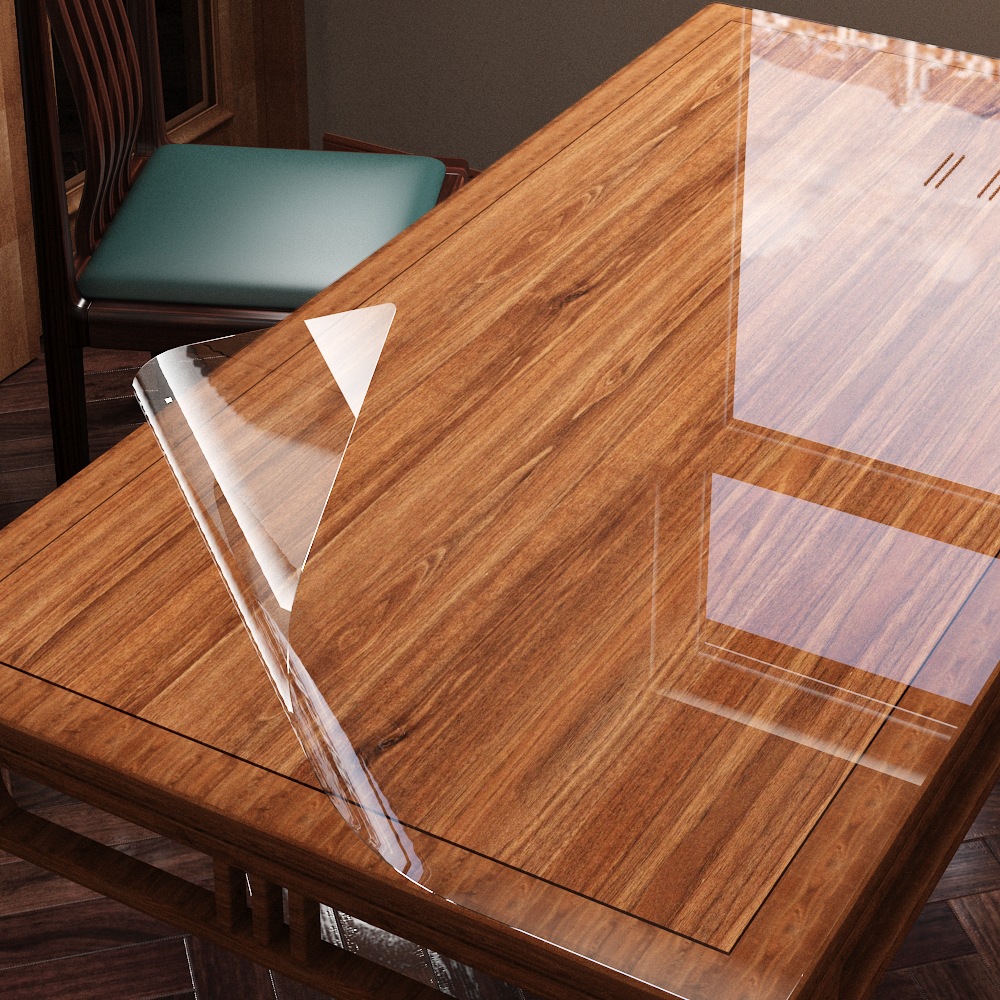 Outdoor Furniture Dining - Transparent PVC Desktop Protective Film Soft