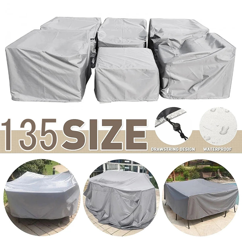 Outdoor Furniture Recliner Set - Patio Furniture Set Cover Heavy Duty