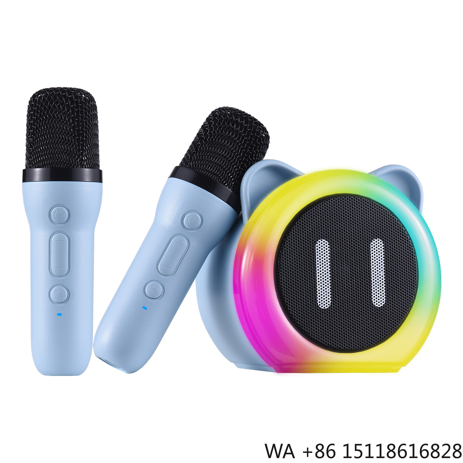 Outdoor Furniture Set - Karaoke Machine with 2 Wireless Microphones