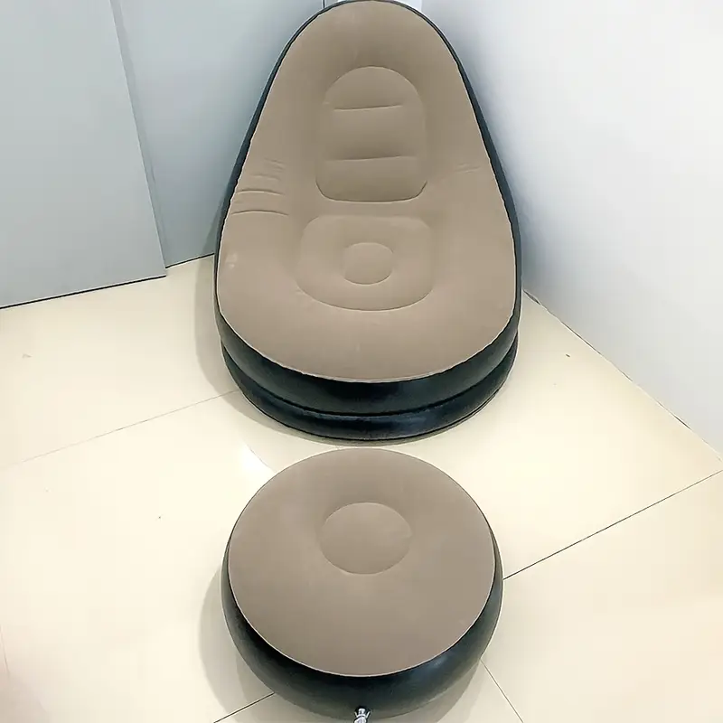 2Pcs Lazy Sofa Inflatable Chai - Outdoor Furniture Recliner Set 评论和价格