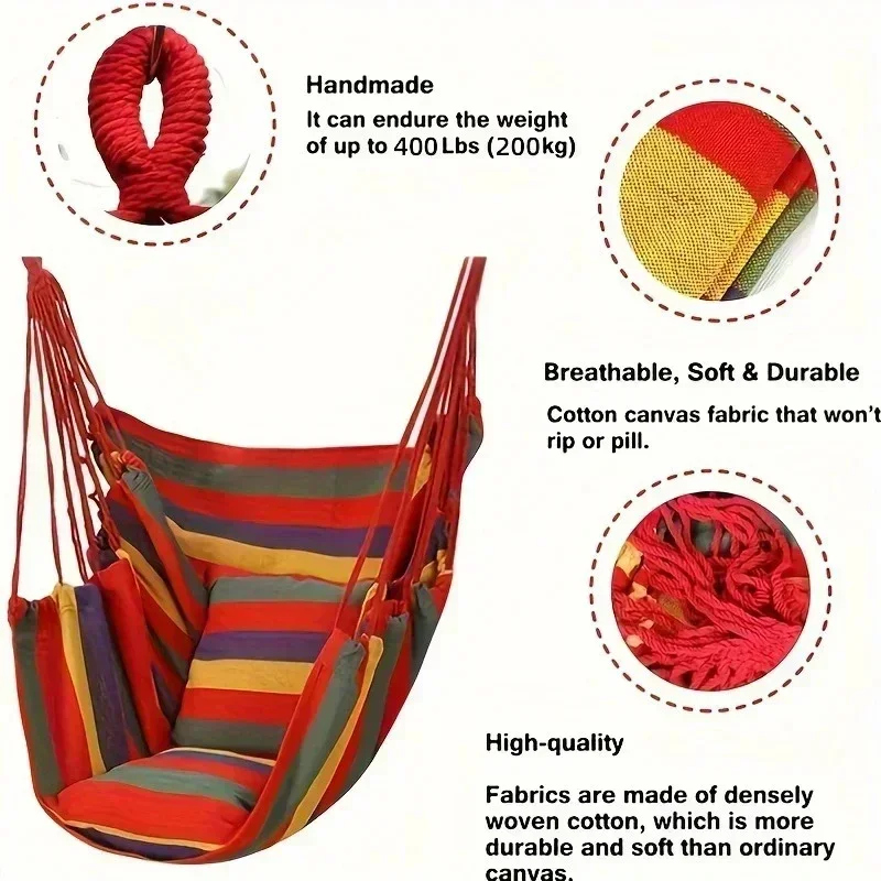 Hot Colorful Striped Canvas Ha - Outdoor Furniture No Cushions 评论和价格