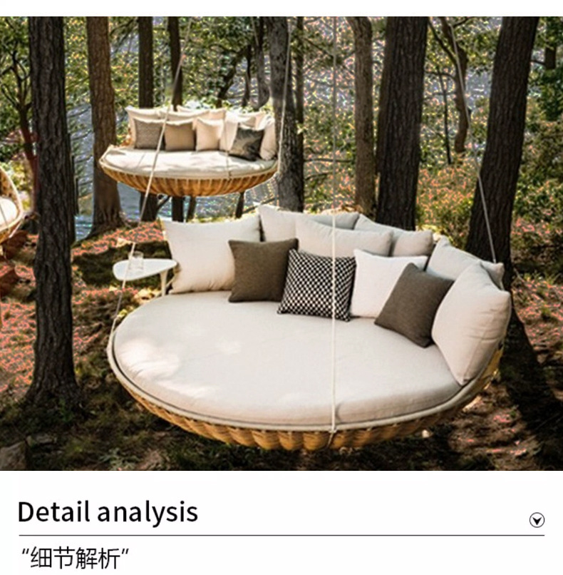 Customizable outdoor villa bed - Outdoor Furniture Recliner Set 评论和价格