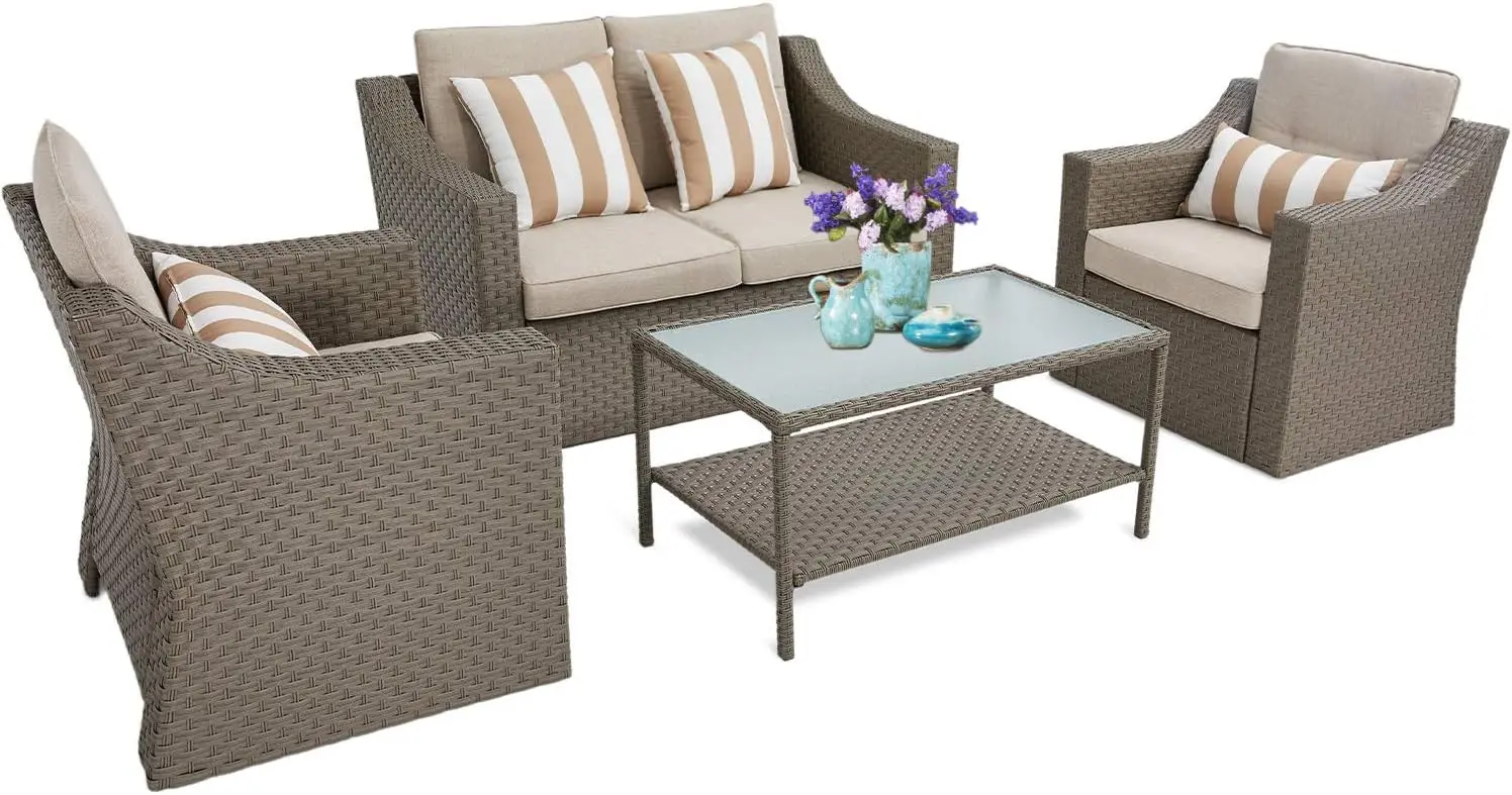 Outdoor Patio Furniture Conver - Outdoor Furniture No Cushions 评论和价格