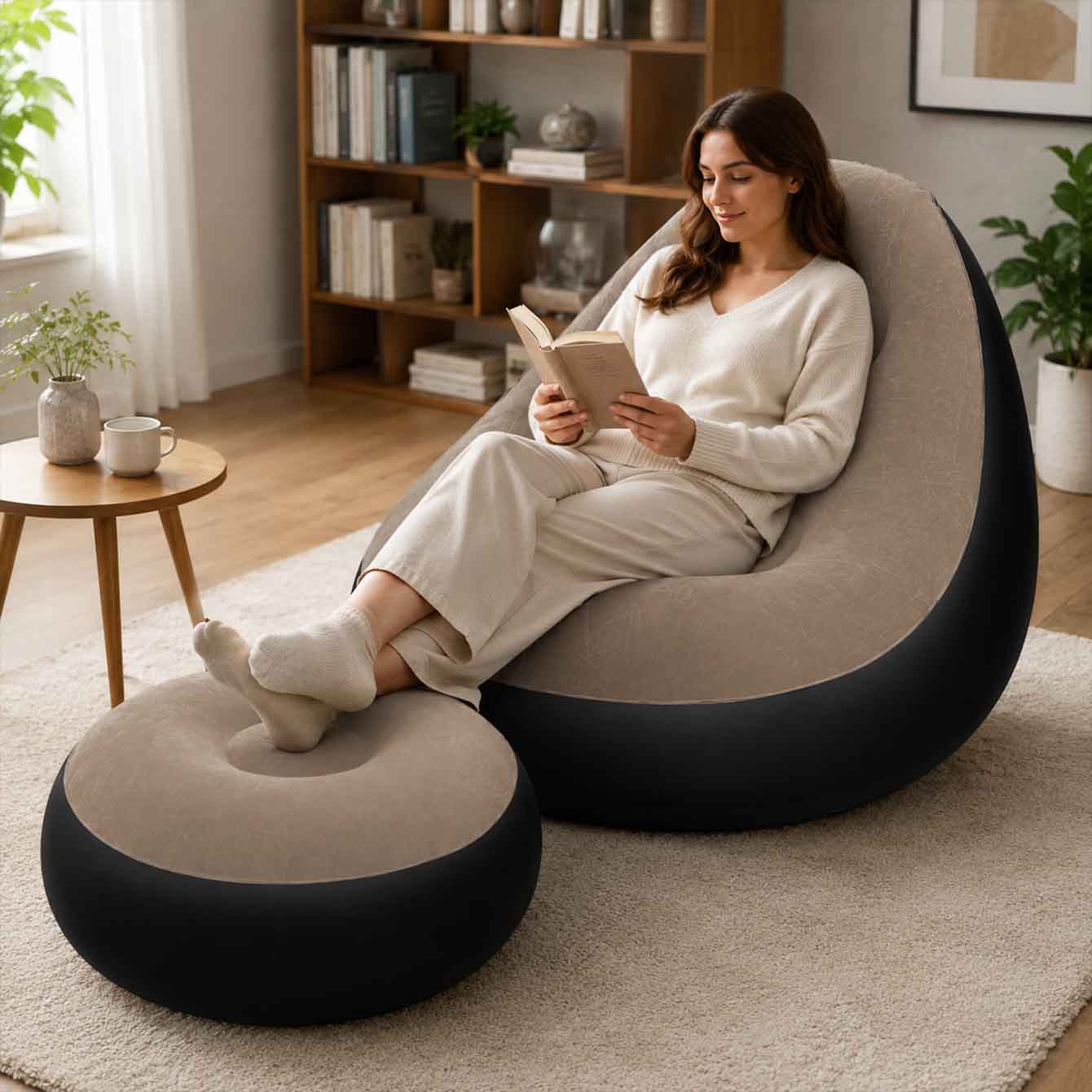 Inflatable Chair for Adults,Po - Outdoor Furniture Lowes 评论和价格