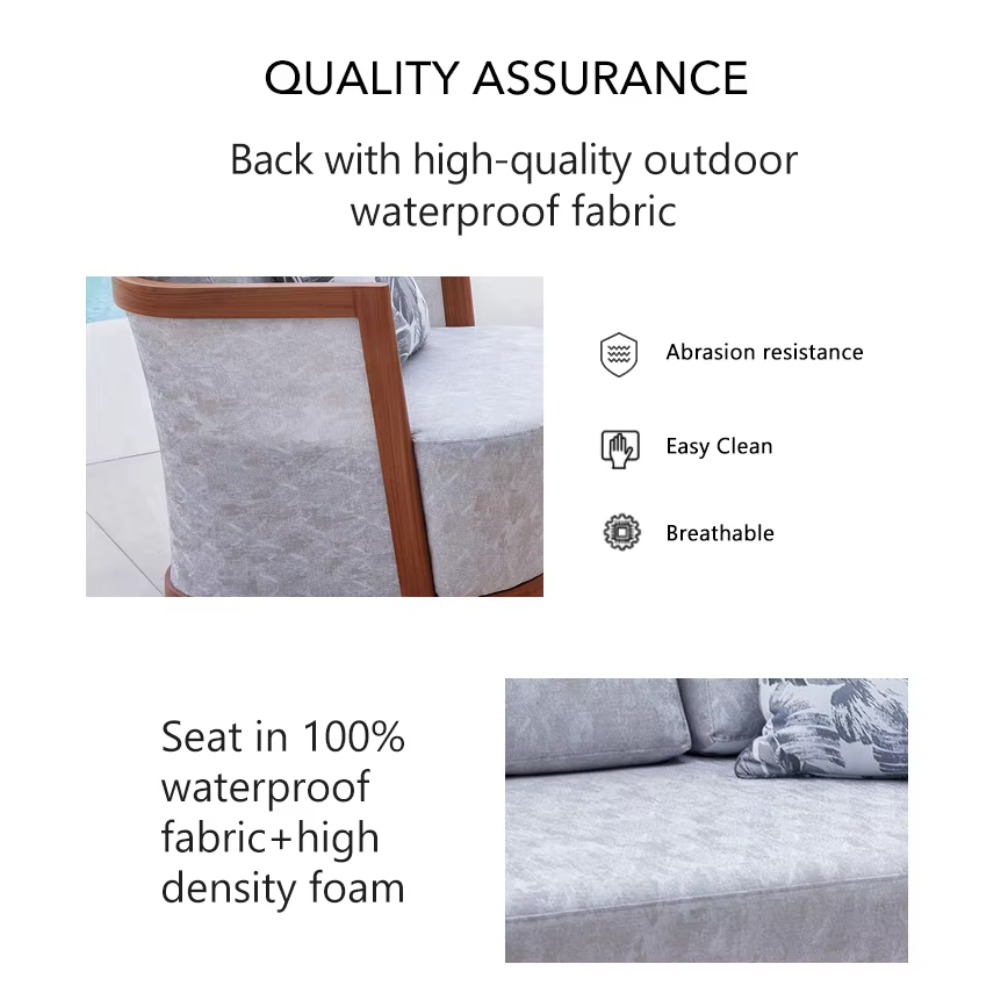 Modern Outdoor Aluminum Sofa G - Outdoor Furniture Quality 评论和价格