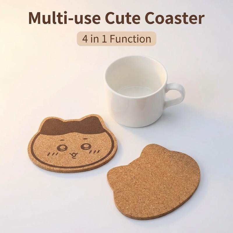Kawaii Chiikawa Wooden Coaster - Outdoor Furniture Dining 评论和价格