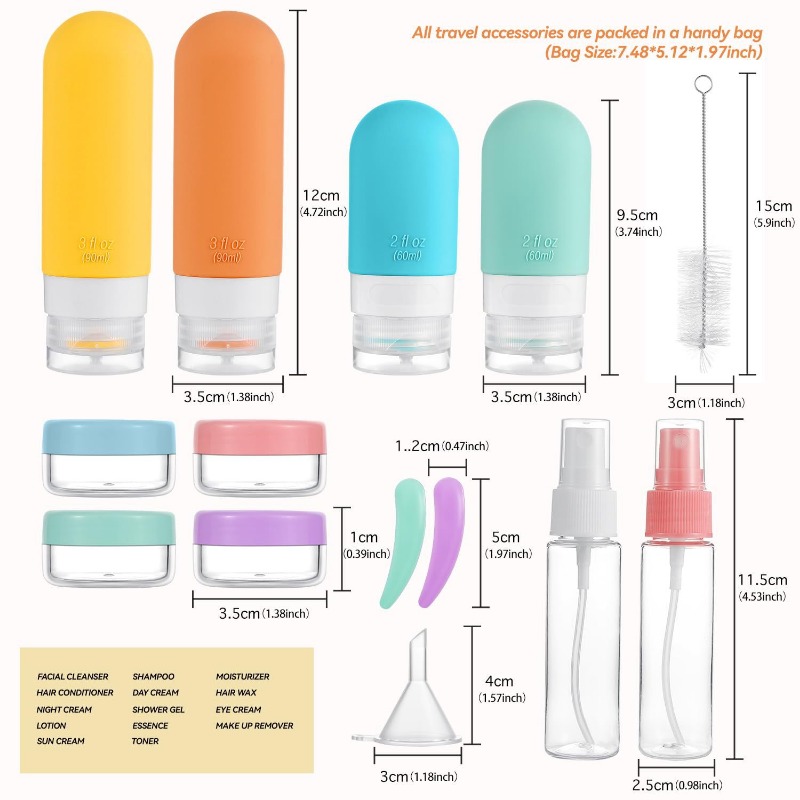 Leak Proof Travel Bottles Set  - Outdoor Furniture Set 评论和价格
