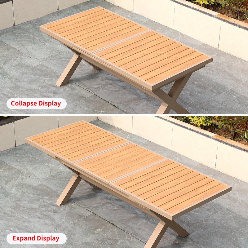Modern Aluminum Frame Outdoor  - Outdoor Furniture No Cushions 评论和价格