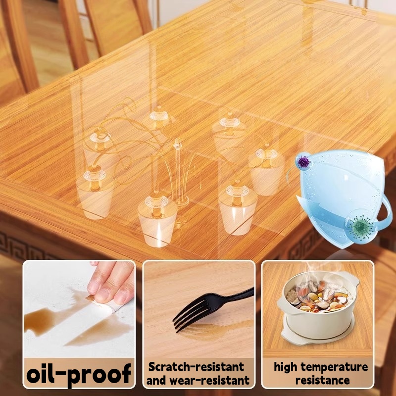 Transparent PVC Desktop Protec - Outdoor Furniture Dining 评论和价格