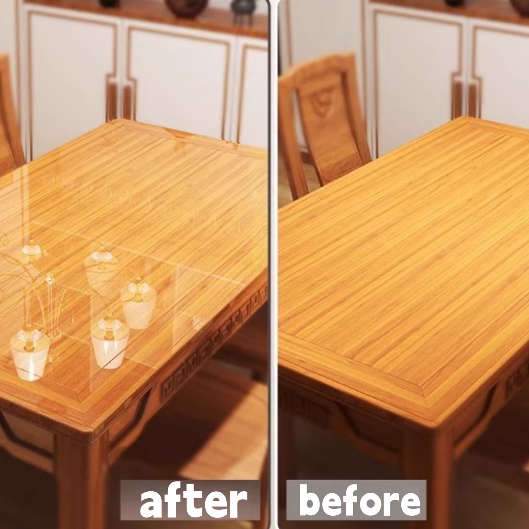 Transparent PVC Desktop Protec - Outdoor Furniture Dining 评论和价格