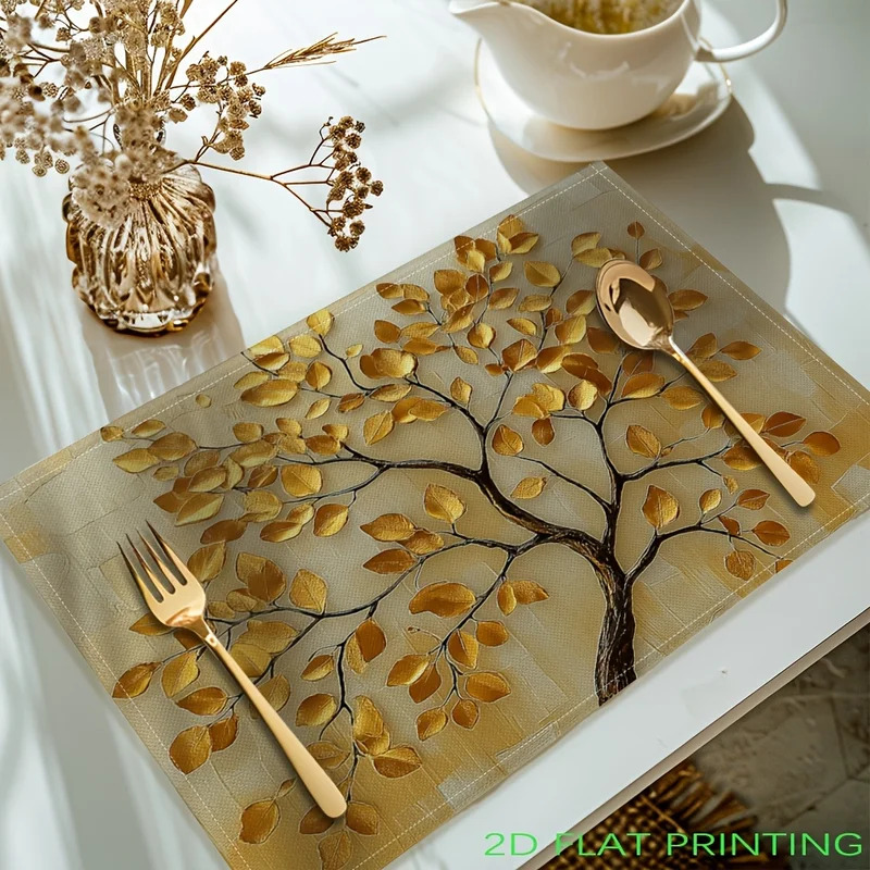 VIKAMA 4-Piece Golden Leaf Tre - Outdoor Furniture Dining 评论和价格