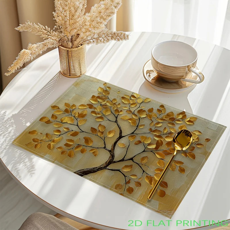 VIKAMA 4-Piece Golden Leaf Tre - Outdoor Furniture Dining 评论和价格