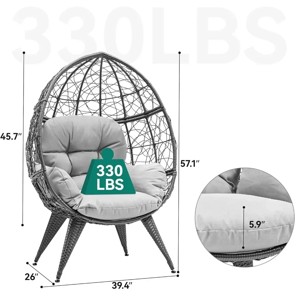 v Hanging Egg Chair, Hammock E - Outdoor Furniture No Cushions 评论和价格