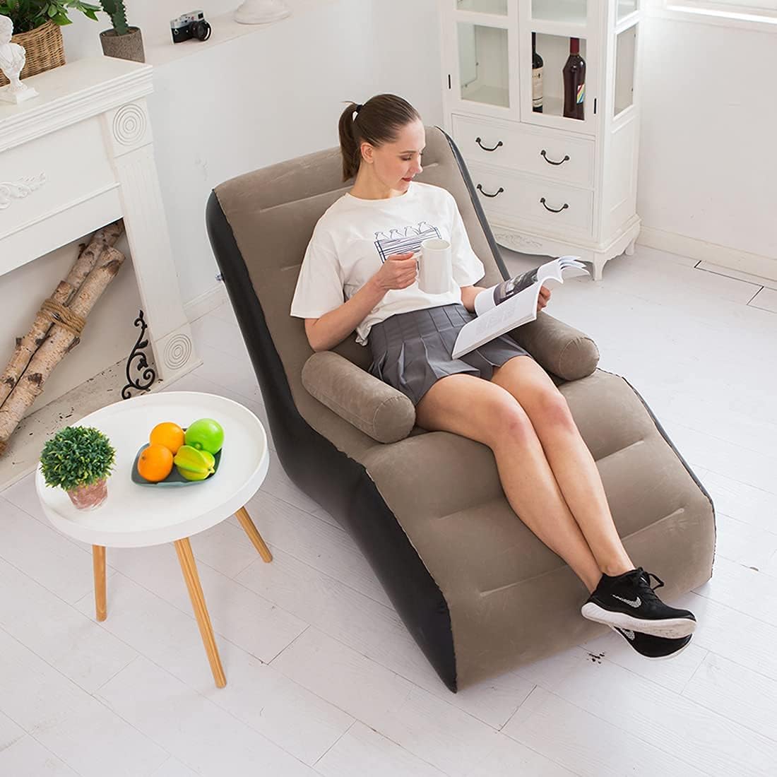 Folding Lazy Sofa,Inflatable L - Outdoor Furniture Lowes 评论和价格