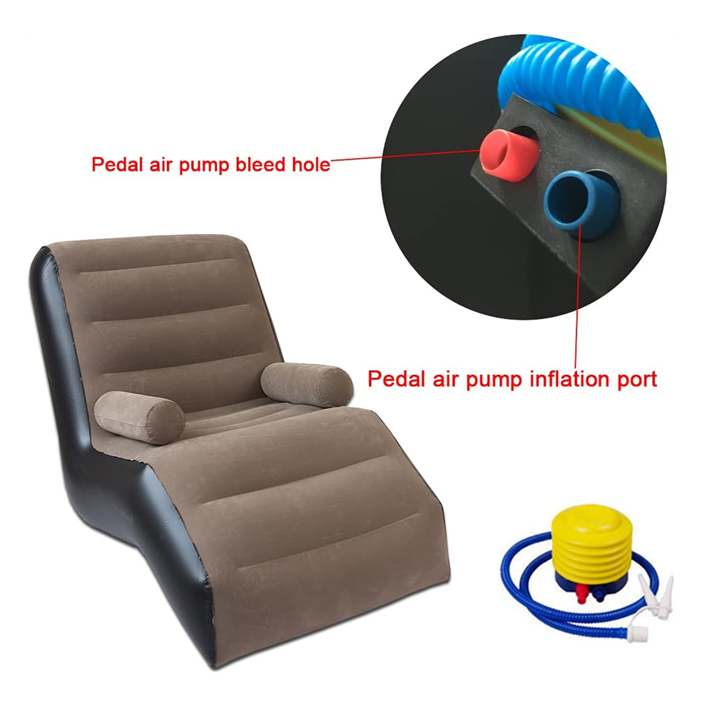 Folding Lazy Sofa,Inflatable L - Outdoor Furniture Lowes 评论和价格