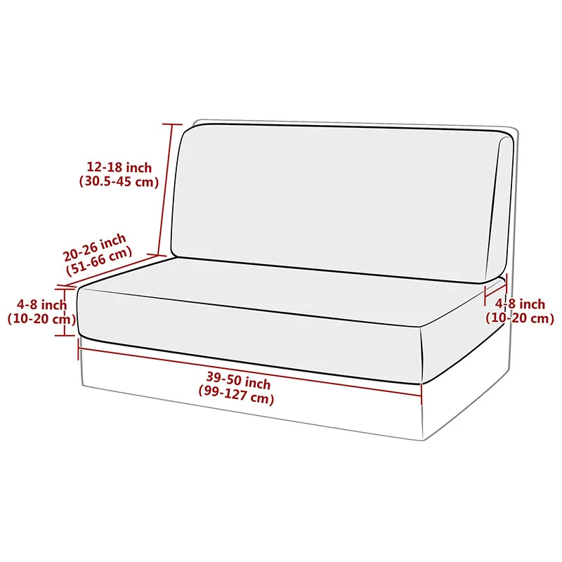 2pcs/set Stretch RV Dinette Cu - Outdoor Furniture No Cushions 评论和价格