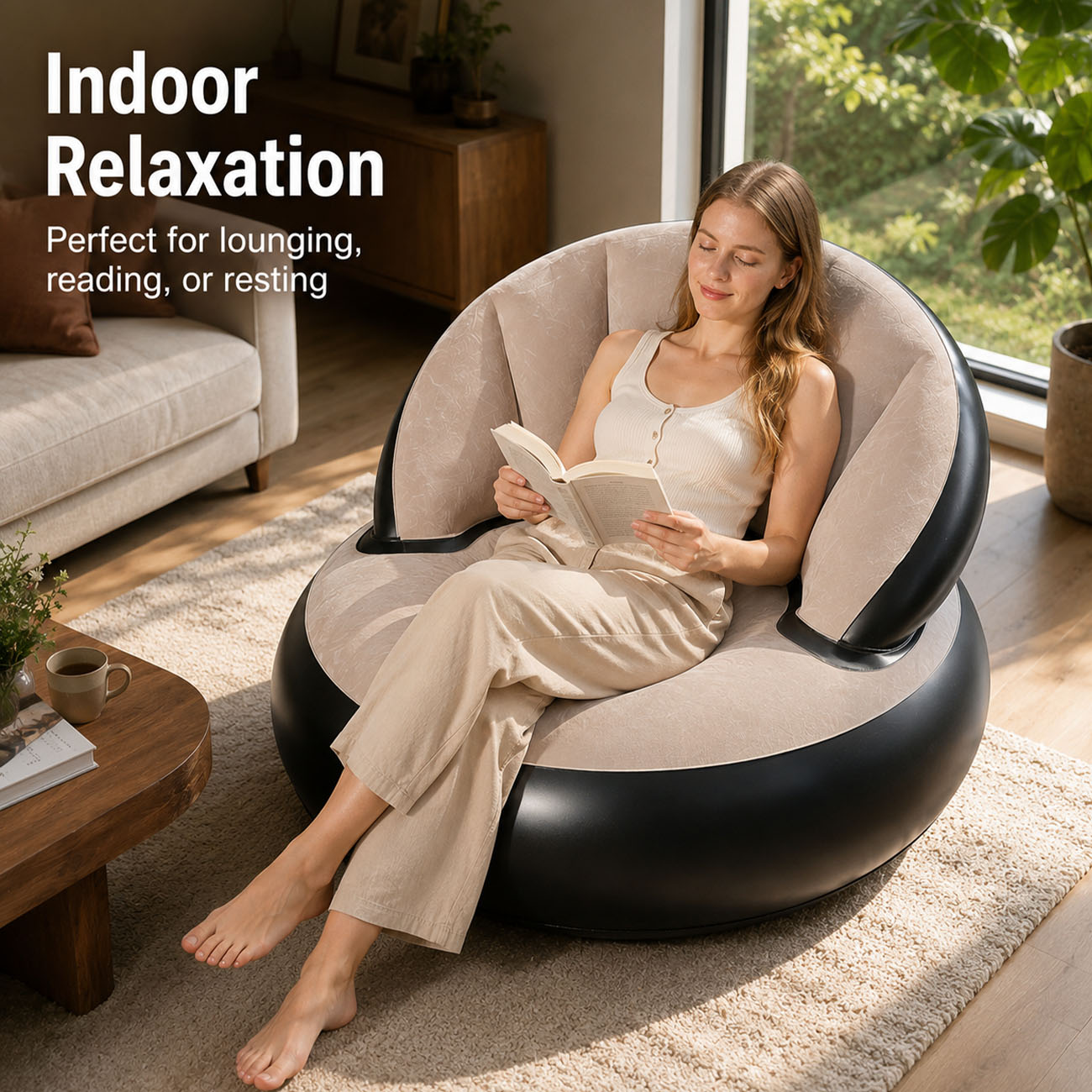 Inflatable Chair for Adults, F - Outdoor Furniture Lowes 评论和价格